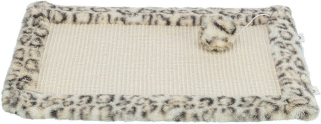 Trixie Kratzmatte Leo Leopardenmuster Creme