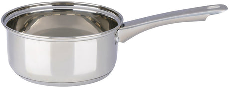Alpina Kochtopf mit Deckel 1,9l – ø16 cm – Edelstahl – induktions- und spülmaschinengeeignet