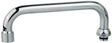 Kirchhoff u-uitloop - chroom - 3 4 x 200 mm