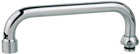 Kirchhoff u-uitloop - chroom - 3 4 x 200 mm