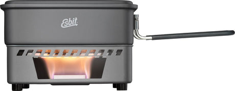 Esbit Outdoorkocher 1,1l – Brenner mit Kochtopf – Aluminium