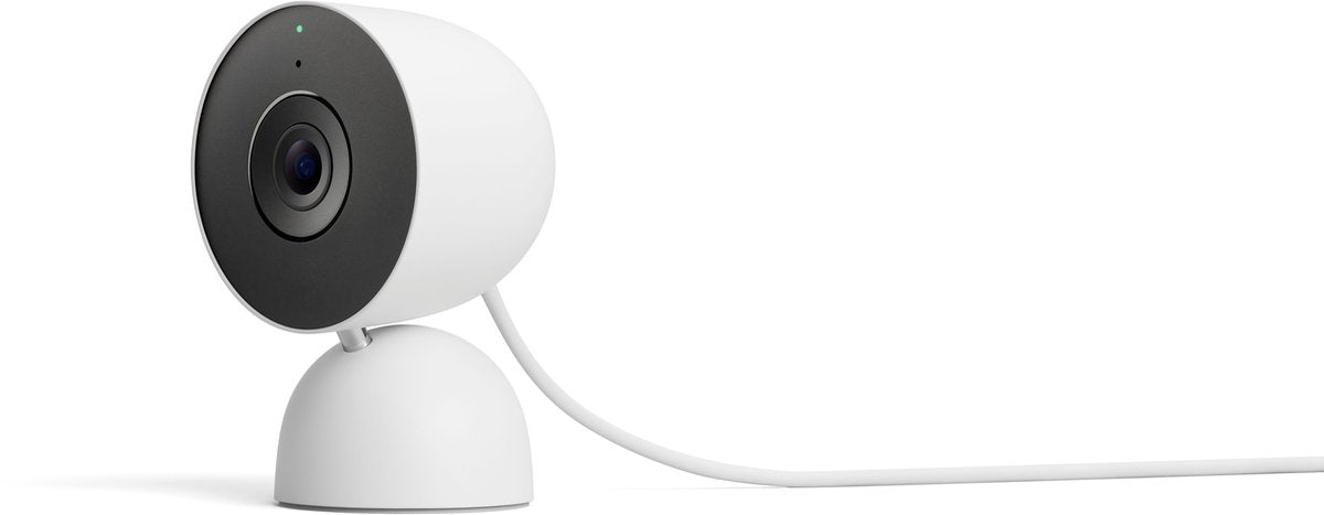 Google Nest Cam Indoor – Überwachungskamera – kabelgebunden – 3. Generation – Schnee