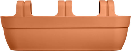 Elho vibia campana easy hanger xxl 70 - plantenbak voor balkon - balkonbak - 100% gerecycled plastic - l69 x b26.8 x h23.7 cm - terra