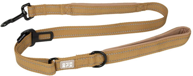 Explor duvoplus ultimate fit leiband on-the-road classic voor honden 130cm-25mm honey gold