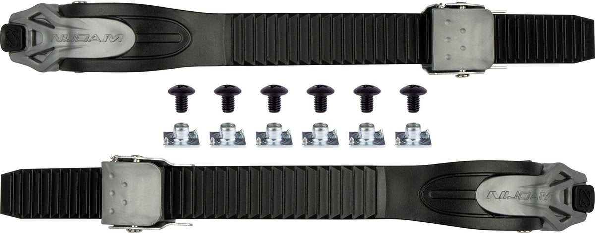 Nijdam Schnellspanner-Set -a*- 2 Stück - schwarz
