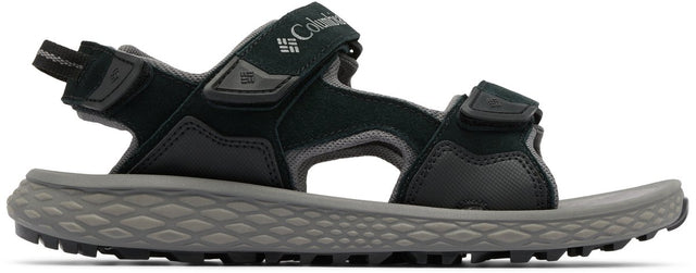 Columbia Konos™ Hiker 3-Riemen-Herrensandalen – Schwarz, Stadtgrau