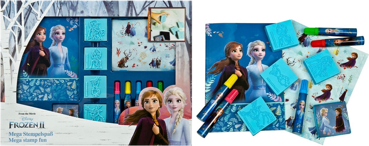Undercover Mega Stempel und Farbset gefroren
