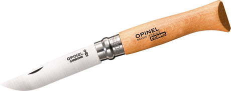 Opinel Nr. 8 Taschenmesser – Kohlenstoffstahlholz – Virobloc-Schloss – 19,5 cm