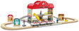 Hape tragbares Bahnhofsset