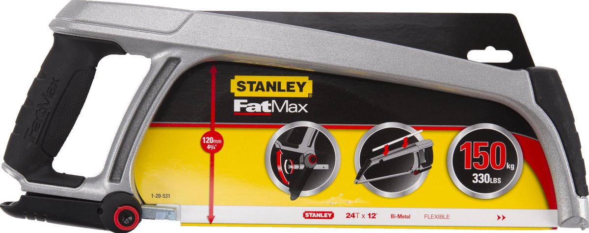 Stanley Handwerkzeuge Fatmax Metallsäge 300 mm – 24 t Zoll – 1-20-531