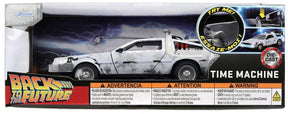 Jada toys back to the future - bevroren delorean - schaal 1:24 - met verlichting -