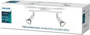 Philips led philips limbali opbouwspot - 2-lichts - wit