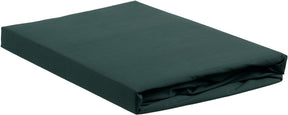 Ambiante katoen - splittopper hoeslaken - 200x220 - donker groen