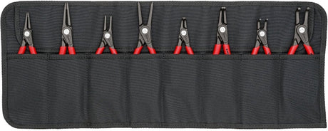 Knipex 00 19 58 V02 Präzisions-Sicherungsringzangen-Set passend für Sicherungsringe Innen- und Außenringe 12-25 mm, 19-60 mm 10-25