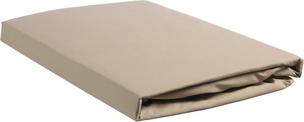 Beddinghouse - percale-katoen - split-topper - hoeslaken - 140x200 cm - zand