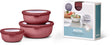 Mepal - multikom cirqula vershouddoos set - 350 + 750 + 1250 ml - rond - vivid mauve
