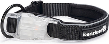 Beeztees Hundegeschirr Parinca Supreme Y-Geschirr – Hundegeschirr kleine Hunde – Nylon – Schwarz – Größe S – 38–51 cm x 15 mm