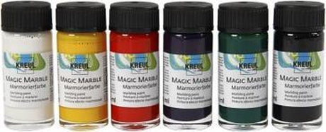 Creativ Company Magic Marble Paint, 6x20ml
