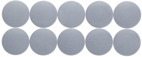 Maul magneet rond 10 stuks 0,8 kg kunststof ferriet bruchsicher erodiert lackiert ø 3.2 x 0.96 cm grijs