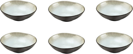 Medard de Noblat – Schattenperlmutt – große Schale 15,2 cm – 6 Stück – Steinzeug