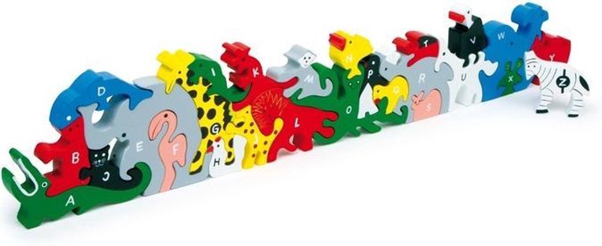 Small Foot - Tierisches Buchstaben- und Zahlen-Balancespiel, 26-tlg.