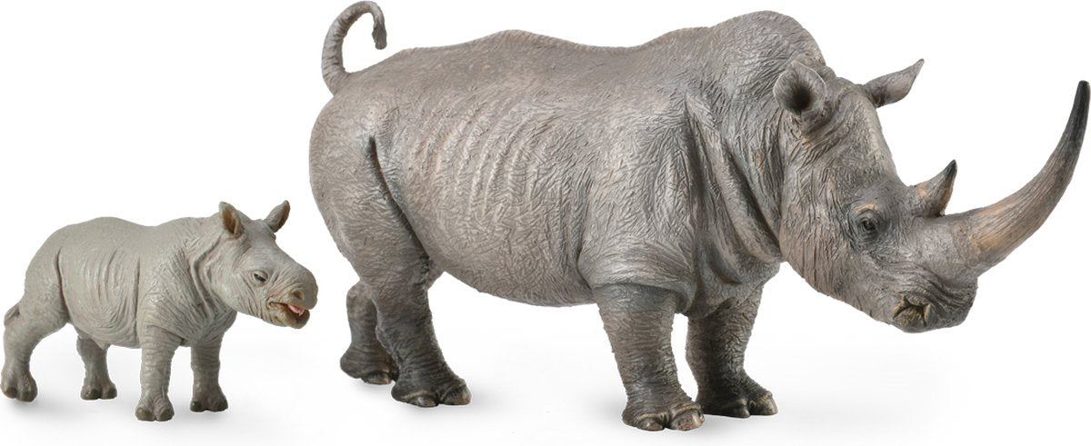 Collecta Figur – Breitmaulnashorn – (XL) – Wildtiere – handbemalt – Miniatur
