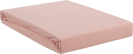 Beddinghouse – Jersey-Stretch – Split-Topper – Spannbettlaken – 180 x 220 cm – Hellrosa
