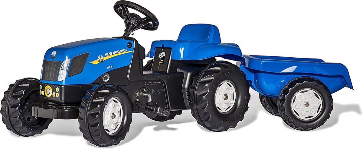 Rolly Toys Treppentraktor Rollykid Holland T7040 Junior Blue