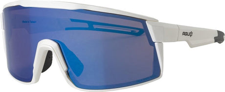 Agu verve hdii fietsbril wit blauw lens