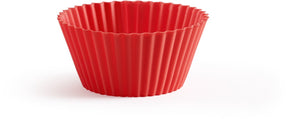 Lékué bakvorm - muffins - ø 7 cm - set van 6 - siliconen - red