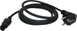 Scanpart c15 Netzkabel 2 Meter – mit Stecker – besonders geeignet für Gourmet oder Backblech – hitzebeständig – universell
