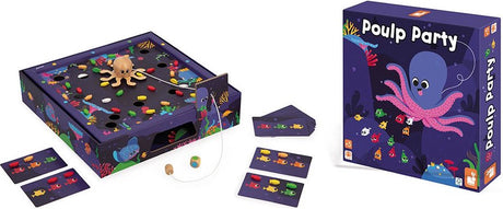 Janod – Spiel – Poulp Party – Oktopus-Angelspiel