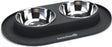 Beeztees - dinerset hond - siliconen - antraciet - 40x24x4,5 cm
