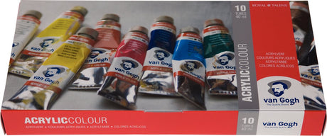 Bruynzeel van Gogh Acrylfarben-Basisset mit 10 Farben in 40-ml-Tuben