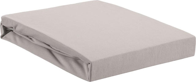 Beddinghouse – Jersey-Stretch – Spannbettlaken – 140 x 220 cm – hellgrau – Premium-Qualität