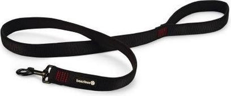 Beeztees Parinca Premium Hundeleine – Hundeleine – wetterbeständig – Nylon – Schwarz – 180 cm x 25 mm L
