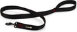 Beeztees parinca premium hondenriem - hondenlijn - weersbestendig - nylon - zwart - 180 cm x 25 mm