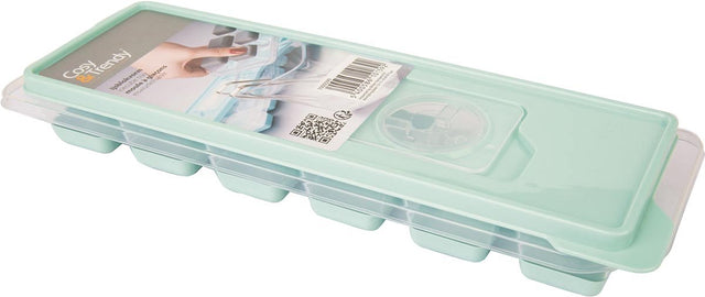 Gemütlicher, trendiger Fresko-Würfel in Eiswürfelform, transparent, 9,5 x 27 x 3,8 cm