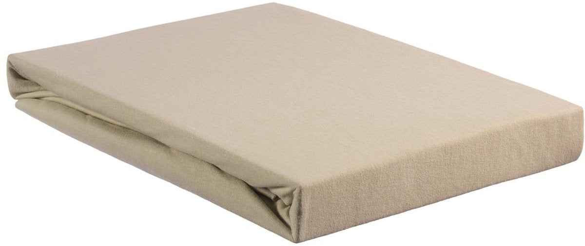 Beddinghouse - jersey - split-topper - hoeslaken - 180x220 cm - zand