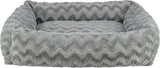Trixie be eco vital Hundebett Loki Soft Edition recyceltes Grau