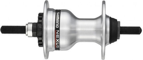 Shimano Vorderradnabe für Rollenbremse – 36 Speichenlöcher – Silber – 100 mm Einbaumaß