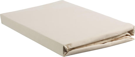 Beddinghouse – Perkal-Baumwolle – Topper-Spannbettlaken – 140 x 210 cm – natur