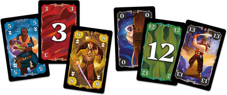 Schmidt ® - Totenkopfkönigin - Kartenspiel - Taktikkampfspiel mit Piratenthema - ab 8 Jahren - 2-6 Spieler
