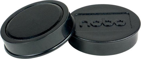 Magnetische Whiteboard-Magnete von Nobo – 10er-Pack – 38-mm-Magnete – Schwarz