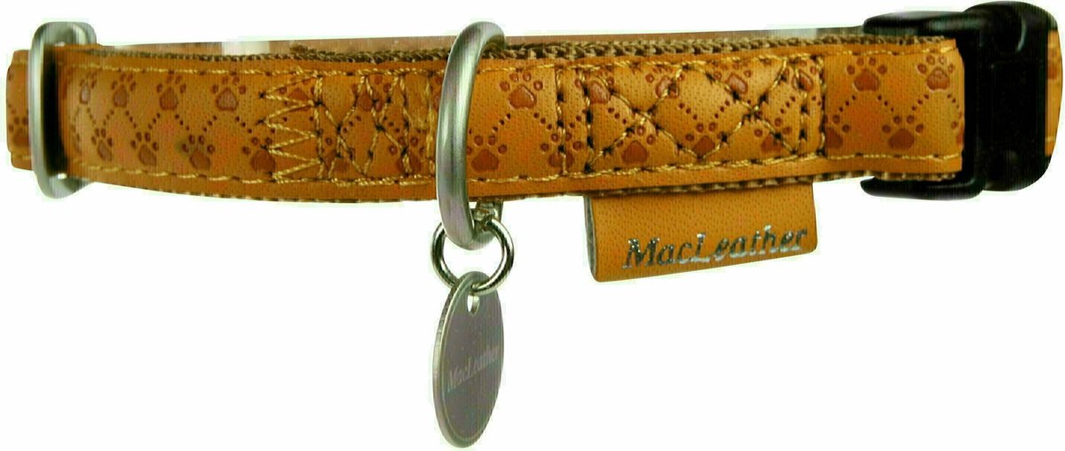 Braunes Macleather-Halsband