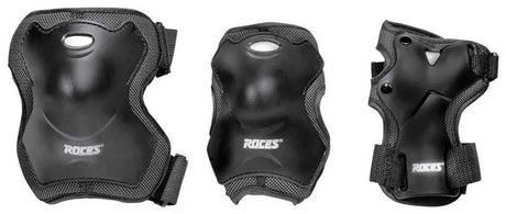 ROCES Skateschutz Set Super Unisex Schwarz Größe M 6-Stück