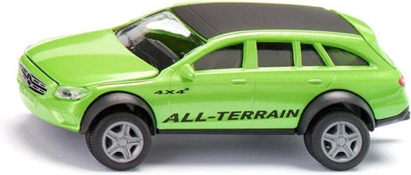 Siku 2349, Mercedes-Benz E-Klasse Geländewagen 4x4², 1:50, Metall-Kunststoff, grün, Anhängerkupplung und aufklappbares Verdeck