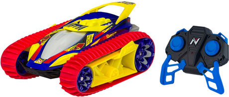 Nikko RC-Car Velocitrax Rally Red – lenkbares Gelände-Kettenfahrzeug mit 360° Drehungen – 14 km/h – ab 8 Jahren