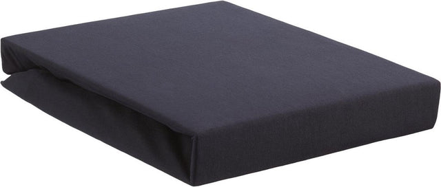 Beddinghouse – Jersey – geteilter Topper – Spannbettlaken – 180 x 220 cm – Indigo