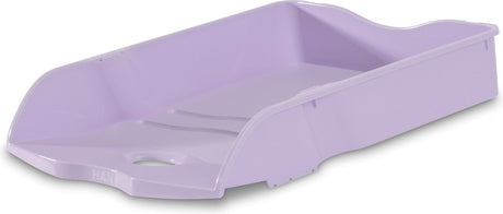 Han Briefablage – Re-Loop – 259 x 351 x 63 mm – Pastellviolett – stapelbar und ineinander stapelbar – 100 % recycelt – ha-10298-887